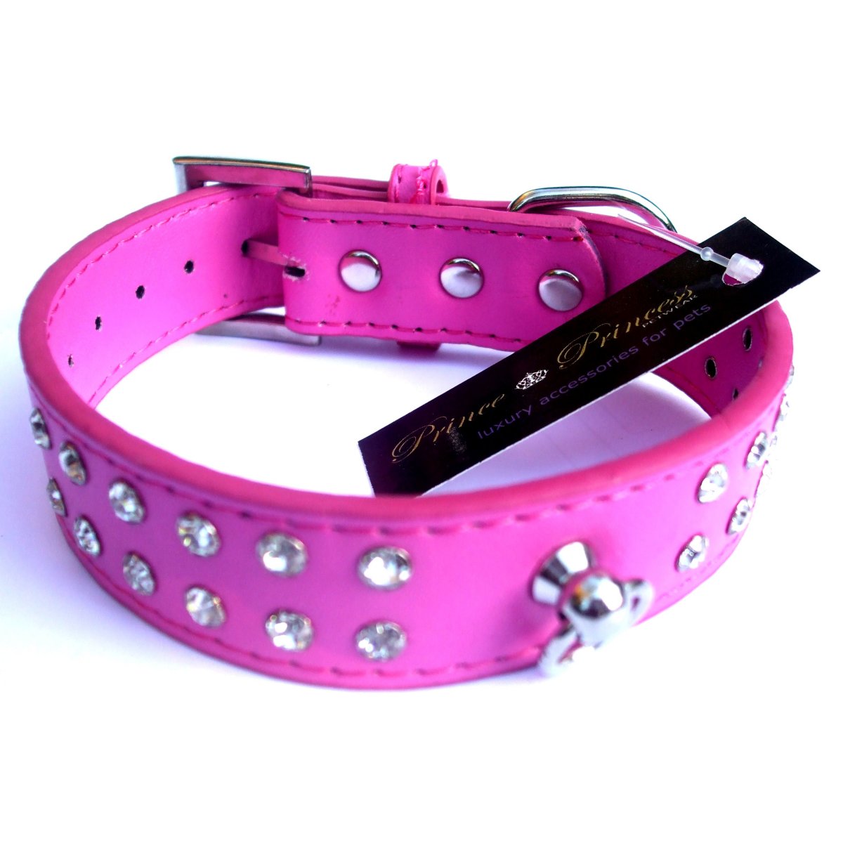 Double Row Crystal Rhinestone Dog Collars